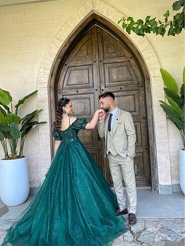 Elbise nişan elbisesi - Görsel 6