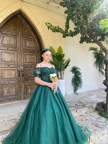 Elbise nişan elbisesi - Görsel 9