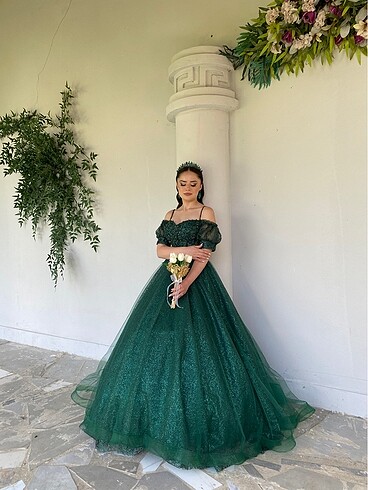 Elbise nişan elbisesi - Görsel 5