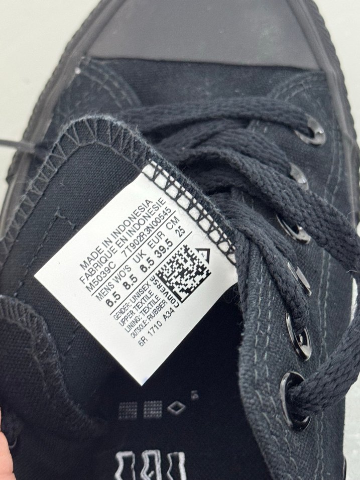 Siyah converse orijinal - Görsel 3