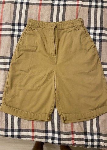 ASOS Bej Kadın Bermuda Şort