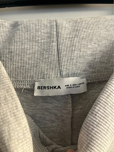 Bershka Bershka Gri İspanyol Paça Pantolon Tayt