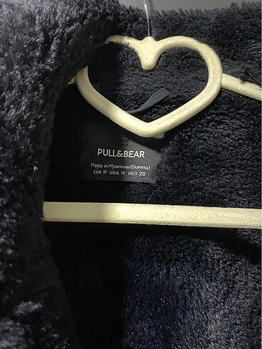 m Beden siyah Renk Pull and bear kaban
