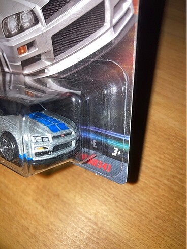 Beden çeşitli Renk HOT WHEELS UZUN KART FAST AND FURIOUS 2NISSAN SKYLINE GTR
