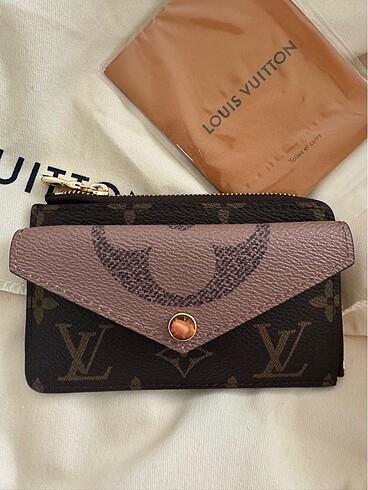 Louis Vuitton Lv Louis Vuitton yeni hakiki deri cüzdan anahtarlık