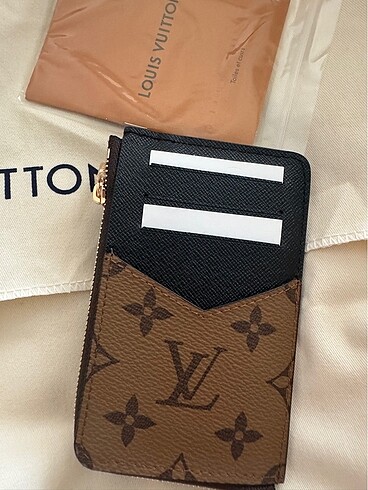  Beden Lv Louis Vuitton yeni hakiki deri cüzdan anahtarlık
