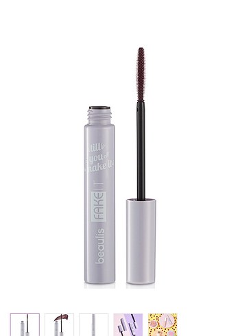 Beaulis Fake Maskara - kahverengi