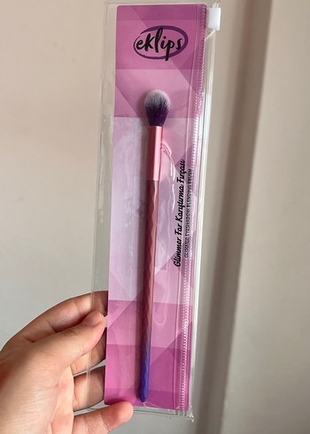 Pastel Renkli Eklips Makyaj Fırçası Far karıştırma fırçası