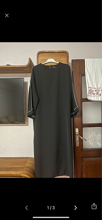 diğer Beden Lemaye biyeli abaya ferace