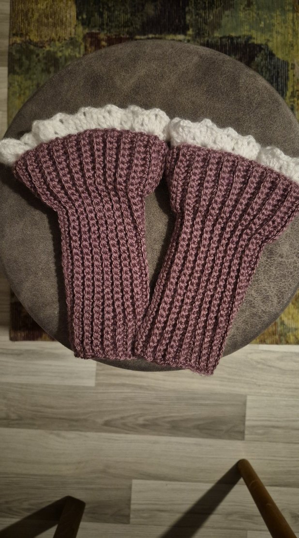 Bohem Tarz Kadın Örgü Eldiven - Görsel 2