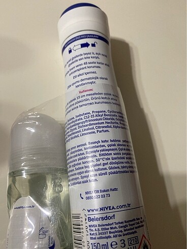 Nivea Deodorant ve rollon birlikte