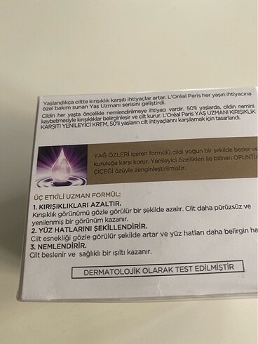 Beden Yaş uzmanı kırışıklık karşıtı