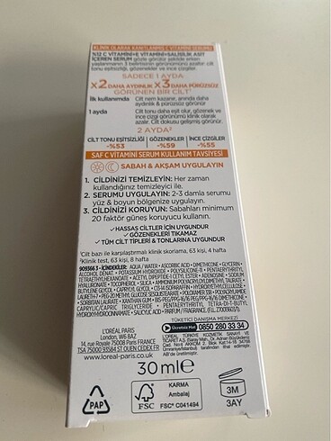 Beden Cilt için serum
