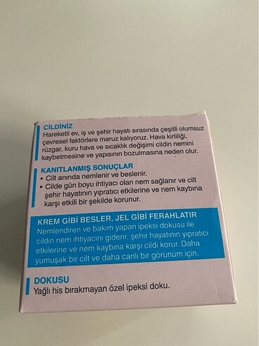 Beden Nemlendirici günlük krem
