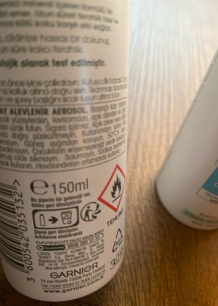 Garnıer 2 âdet deodorant - Görsel 2