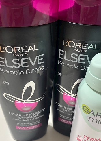 Garnier L'Oréal Elseve Komple Direnç Şampuan ve Garnier