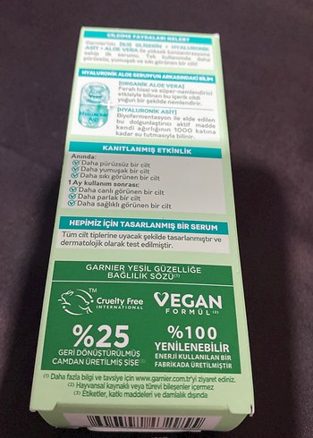 Garnier Hyaluronik Aloe Süper Serum ve Nemlendirici Temizleyici - Görsel 7