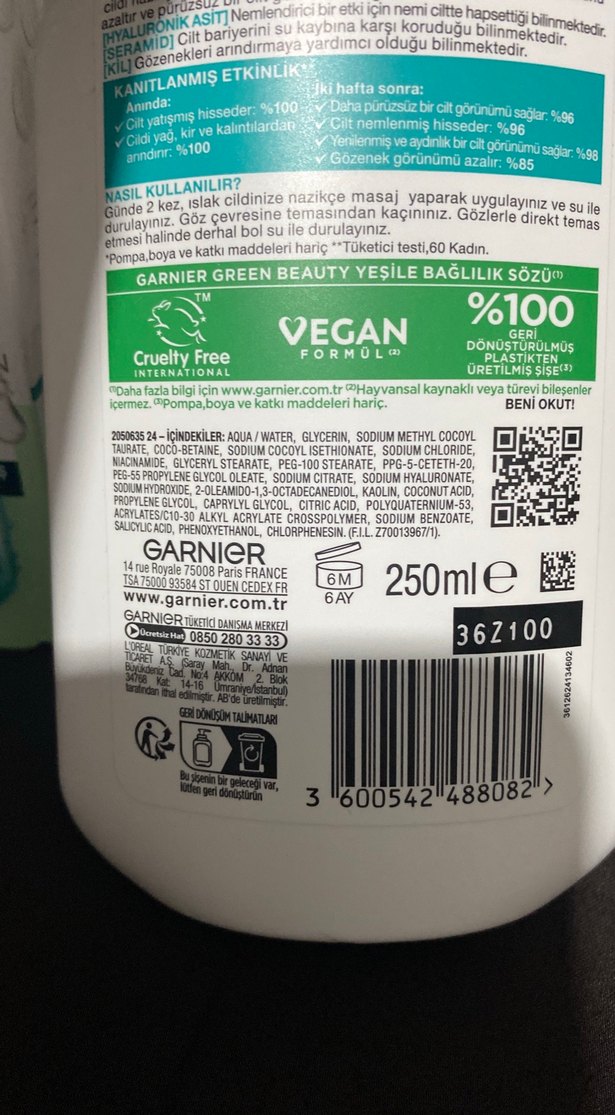 Garnier Hyaluronik Aloe Süper Serum ve Nemlendirici Temizleyici - Görsel 3