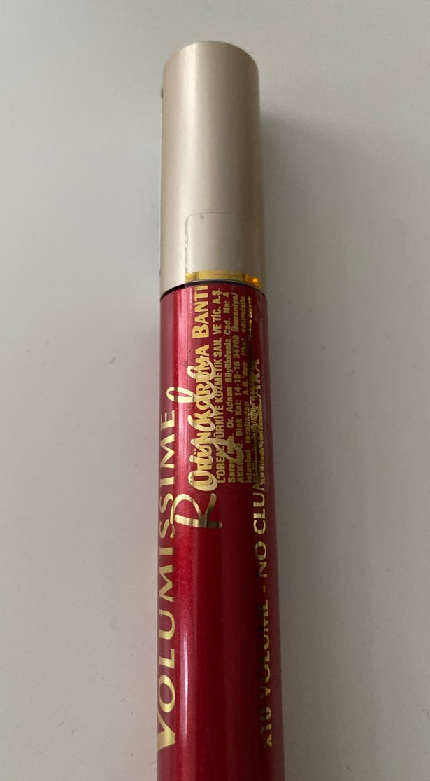 Bordo Parlak Maskara - Görsel 2