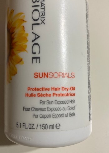 Matrix Biolage Sunsorials Koruyucu Saç Kuru Yağı 150 ml - Görsel 3