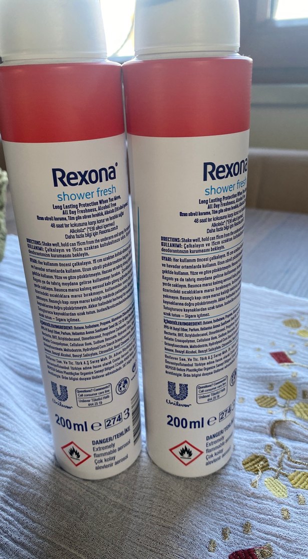 Rexona MotionSense Kadın Deodorant Shower Fresh 48H 2 adet - Görsel 3