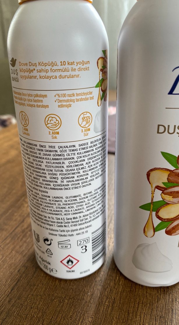 Dove Argan Yağlı Duş Köpüğü 10X Yoğun Köpük - Görsel 2