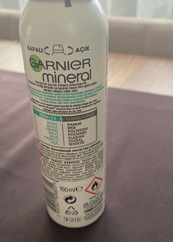 Garnier Mineral Lekesiz Koruma Kadın Deodorant - Görsel 2