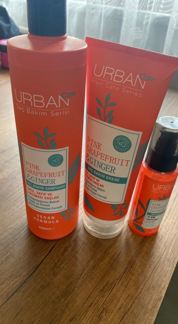 Urban Care Pembe Greyfurt ve Zencefil Saç Bakım Seti - Görsel 2