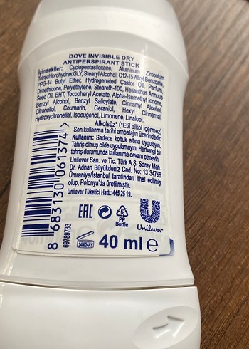 Dove Dove Kadın Deodorant Invisible Dry 48 Saat