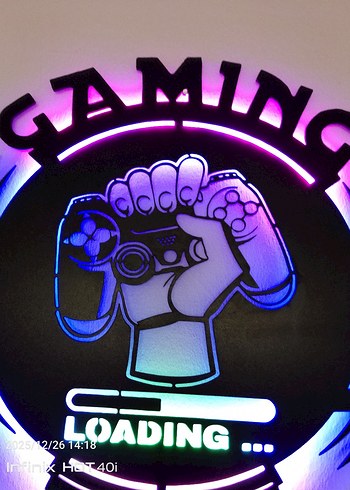 Siyah Rock Punk Gaming Zone Rozeti - Görsel 4