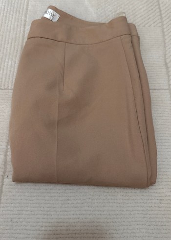 Bej Kadın Kumaş Pantolon - Regular Fit