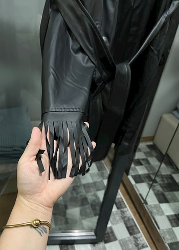 xl Beden siyah Renk Deri yelek