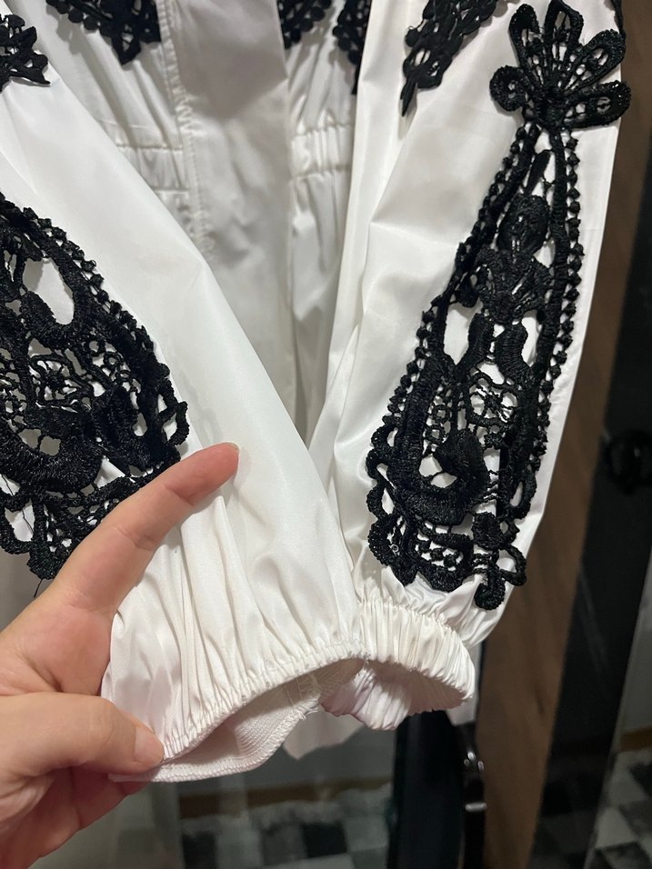 Dantel Detaylı yağmurluk - Görsel 3