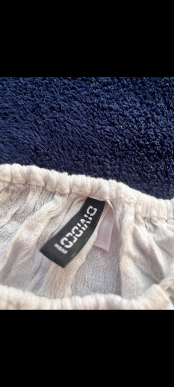 Dantelli Beyaz Keten Midi Askılı Bluz - Görsel 2