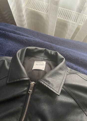 Siyah Kadın Deri Ceket - Görsel 7