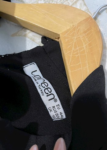 Siyah Dantel Uzun Kollu Abiye Elbise - Görsel 4