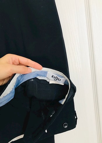 Lacivert Düğmeli Erkek Ofis Takımı - Görsel 7