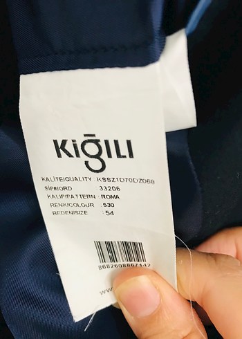 Lacivert Düğmeli Erkek Ofis Takımı - Görsel 4