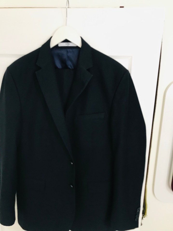 Lacivert Düğmeli Erkek Ofis Takımı - Görsel 2