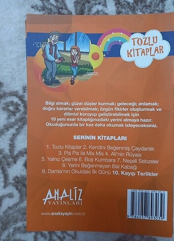 Beden Analiz yayınları 10'lu Hikaye kitabı, 1. sınıf için. Tozlu kitap