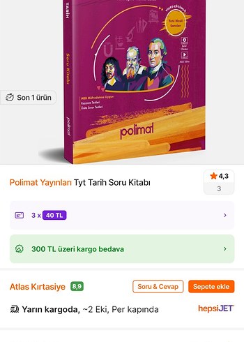  TYT Tarih Soru Kitabı