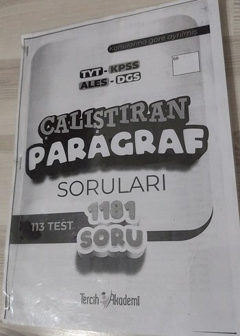 paragraf soru Bankası