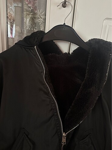 Zara zara çift taraflı mont