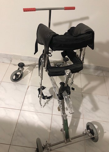 Beden gri Renk Kırmızı ve Gri Destekli Üç Tekerlekli Bisiklet