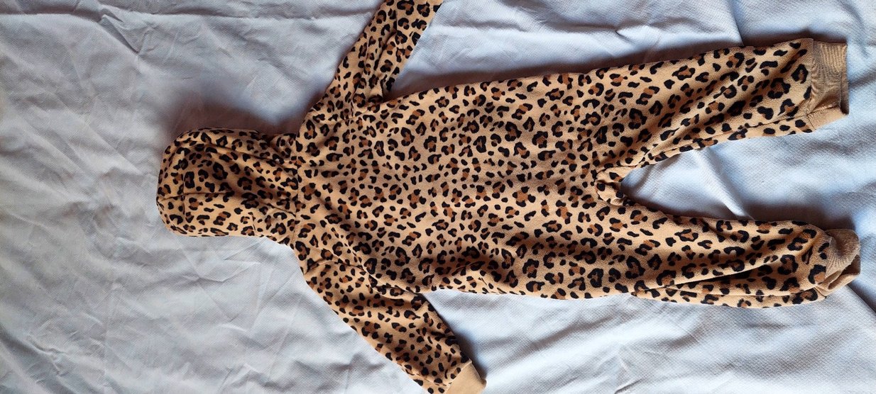 Carter's Tulum - Kürklü, Leopar Desenli - 18 Aylık Bebek - Görsel 3