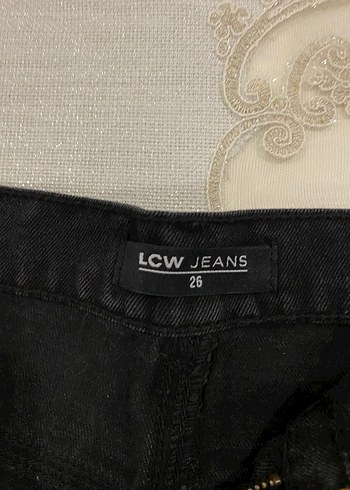 Siyah Salaş Mini Denim Şort - Görsel 3