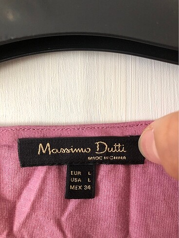 Massimo Dutti sıfırkol tişört