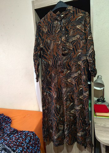 kadın uzun elbise - Görsel 3