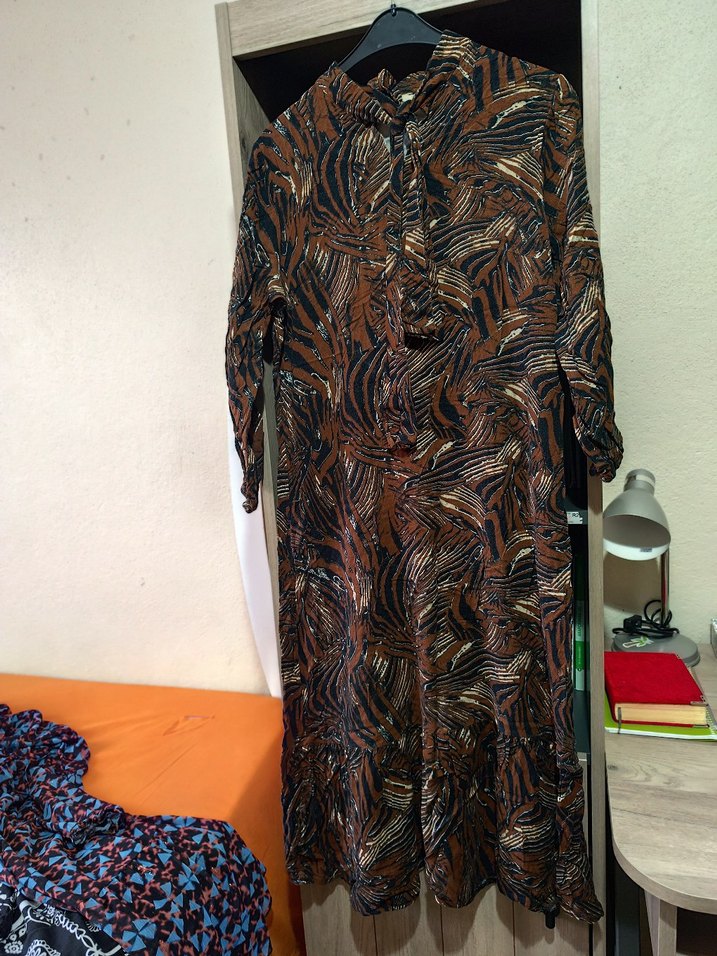 kadın uzun elbise - Görsel 3