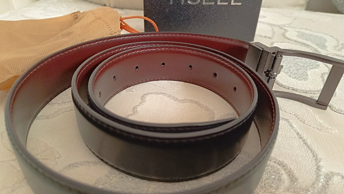 Tisell Marka Kahverengi ve siyah Erkek Kemer - Görsel 3